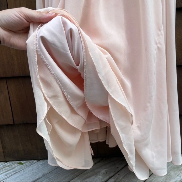 Lulu’s All About Love Blush Pink Formal Maxi Dress Size Medium - Picture 11 of 16